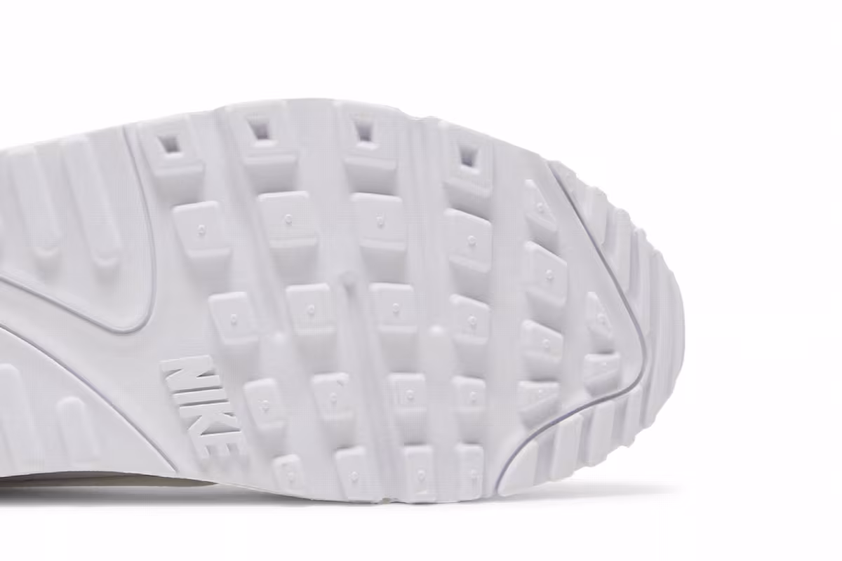 Nike Women's Air Max 90 Futura Triple White, view 6