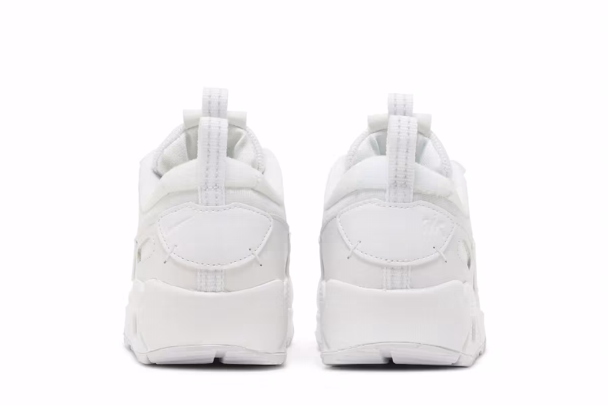 Nike Women's Air Max 90 Futura Triple White, view 7