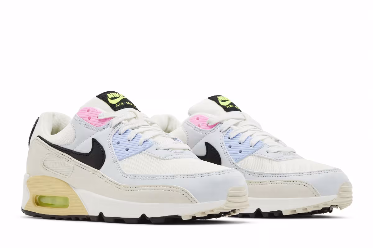 Nike Women's Air Max 90 Multi-Color Pastel, view 9
