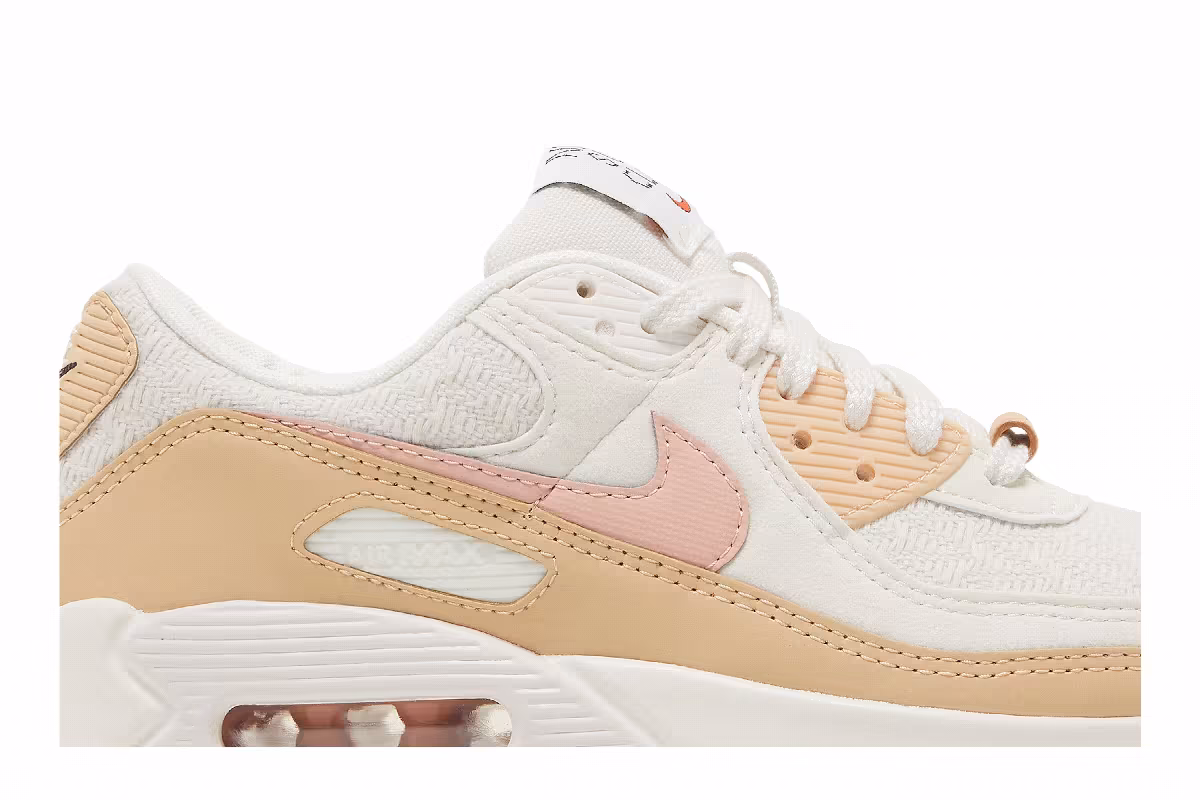 Nike Women's Air Max 90 SE Sun Club - Sail Arctic Orange, view 3