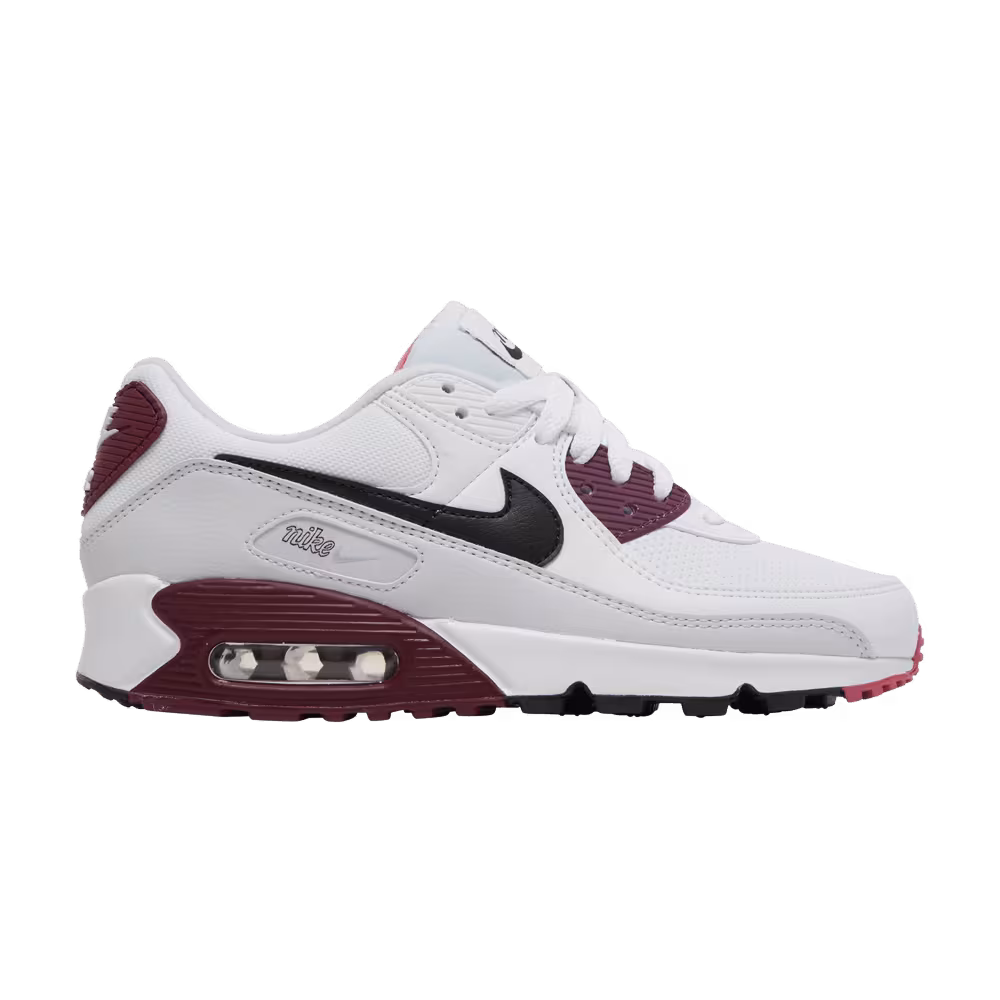 Nike Women's Air Max 90 White Dark Beetroot