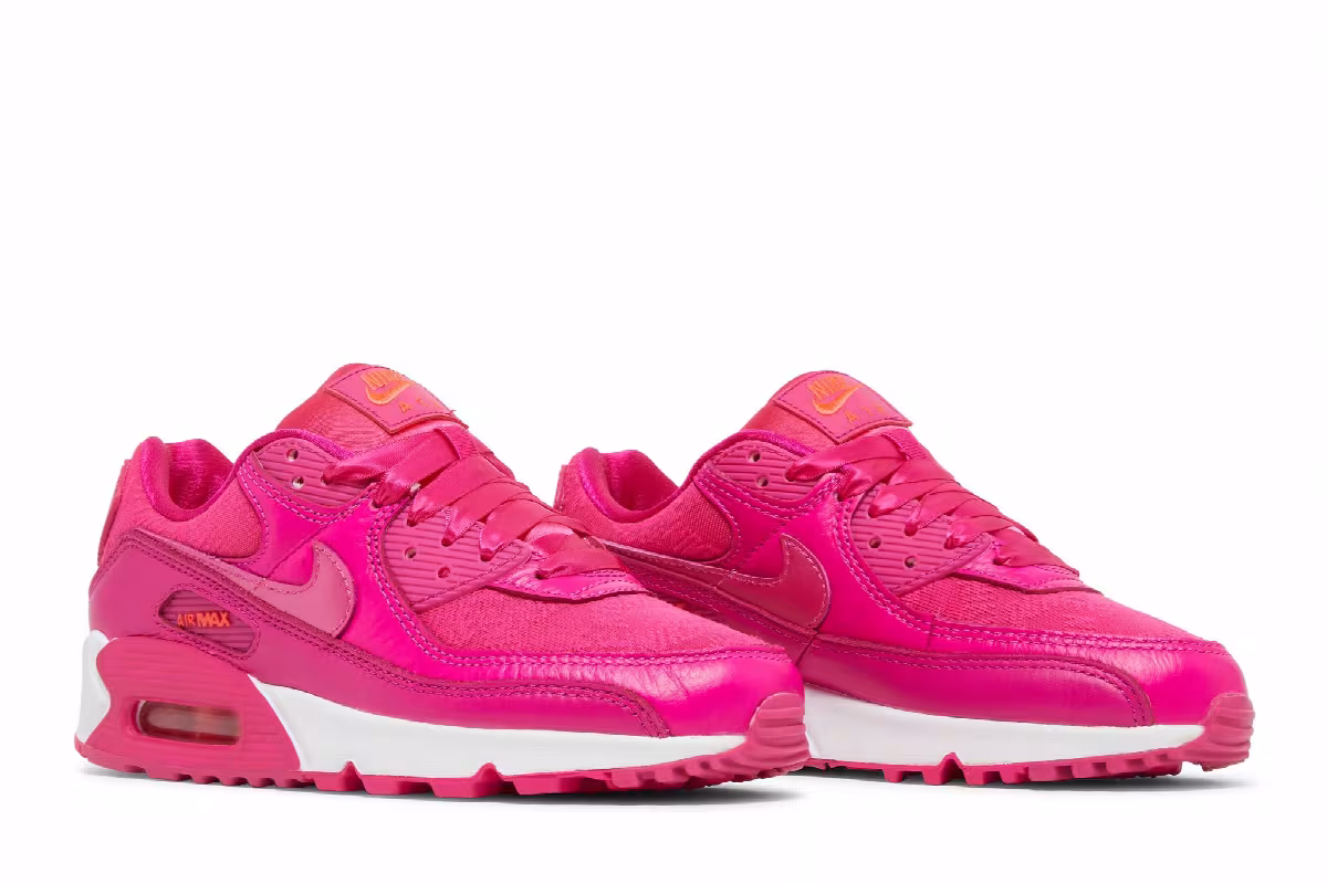 Nike Women's Air Max 90 Fuschia, view 9