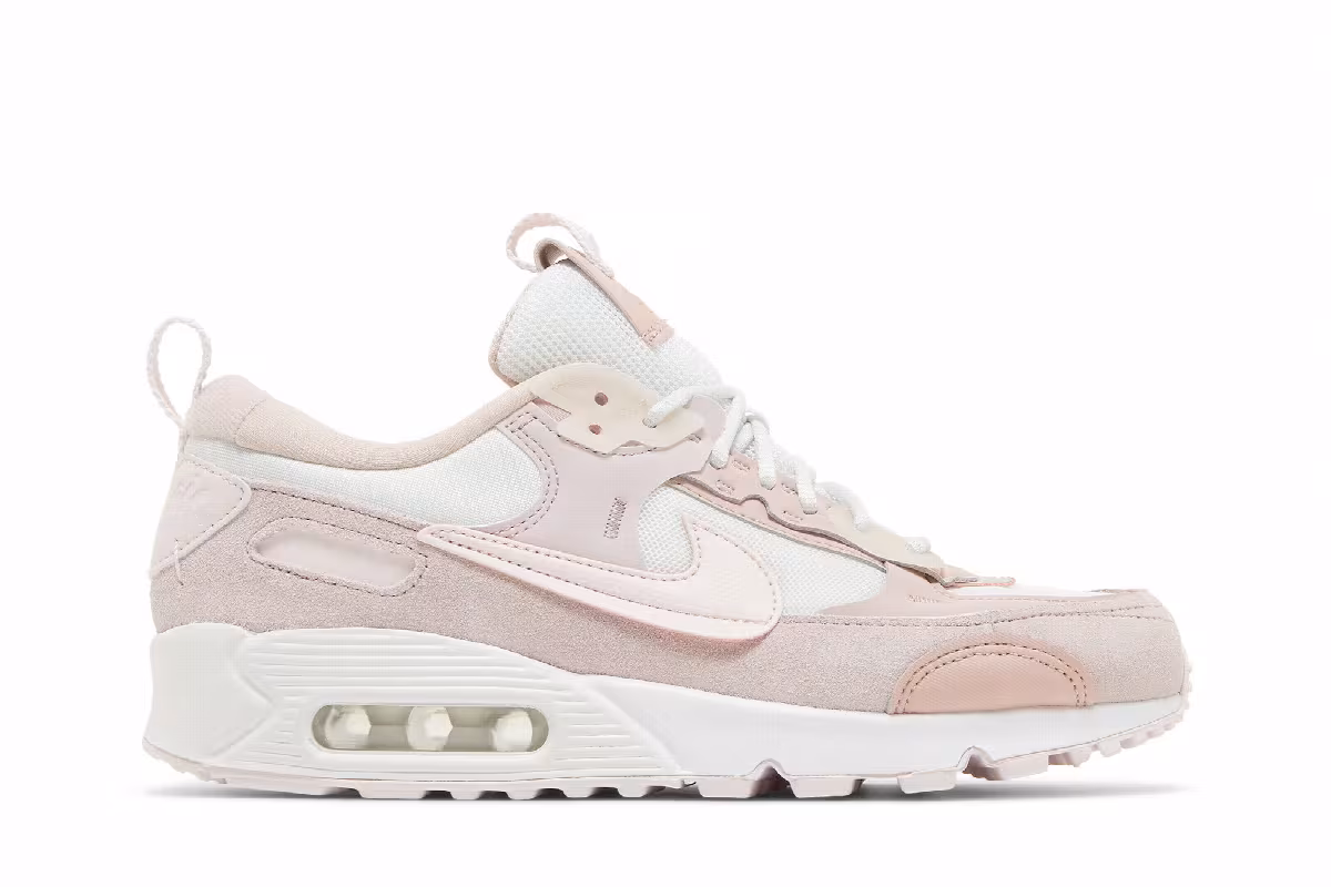 Nike Women's Air Max 90 Futura Barley Rose, view 2