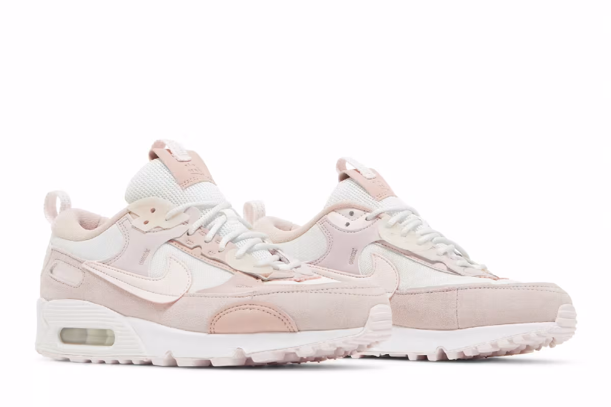 Nike Women's Air Max 90 Futura Barley Rose, view 9