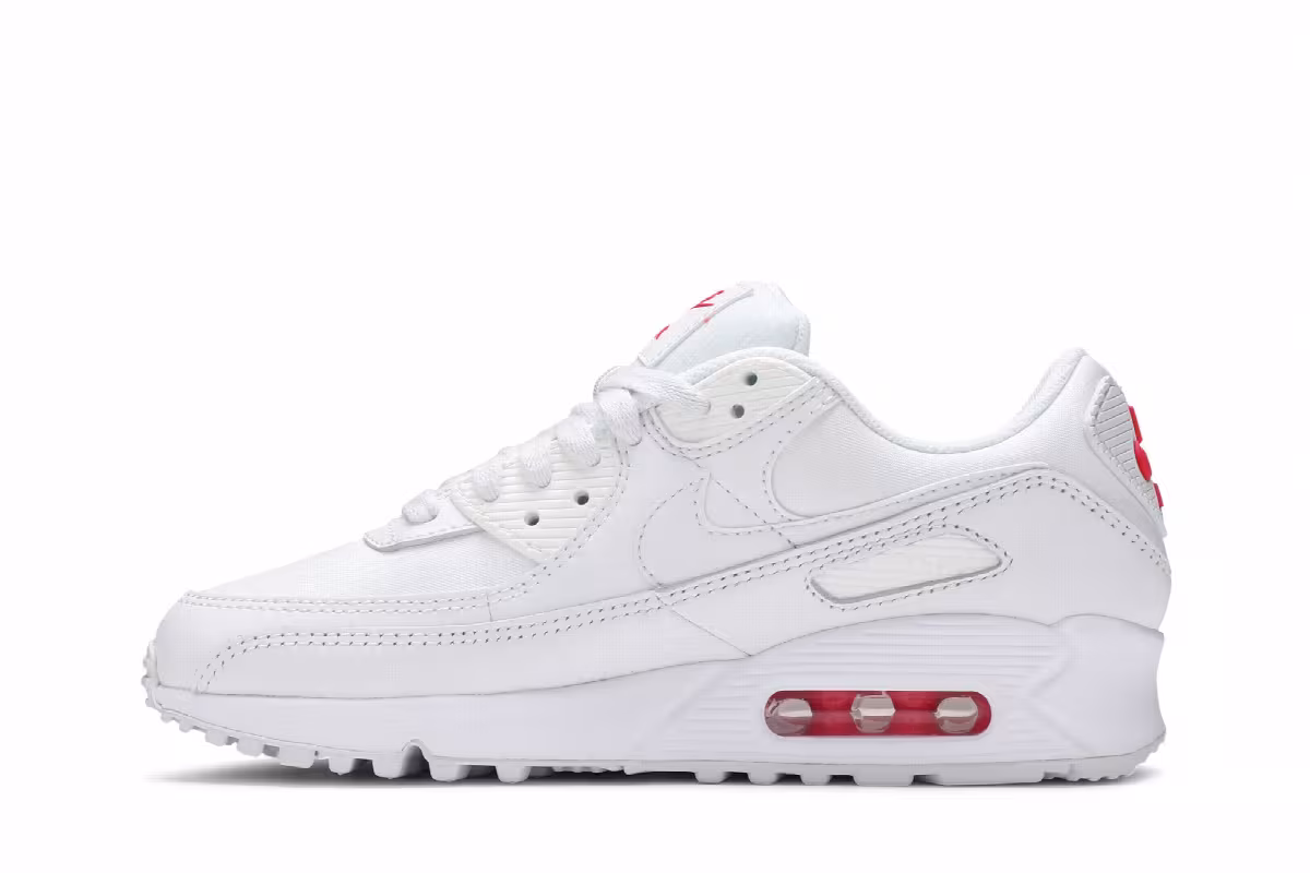 Nike Women's Air Max 90 Sail Red, view 4
