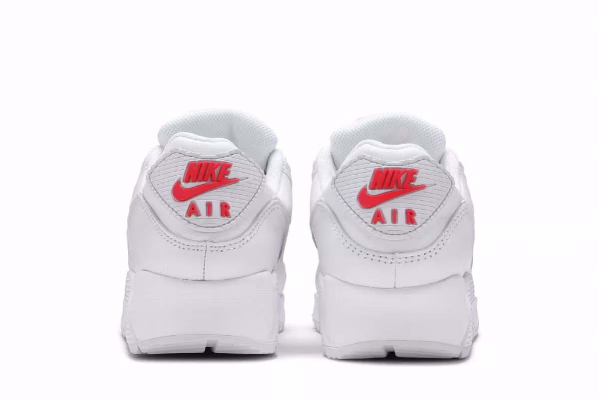 Nike Women's Air Max 90 Sail Red, view 7
