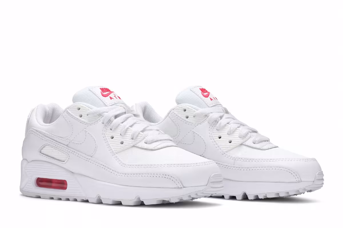 Nike Women's Air Max 90 Sail Red, view 9