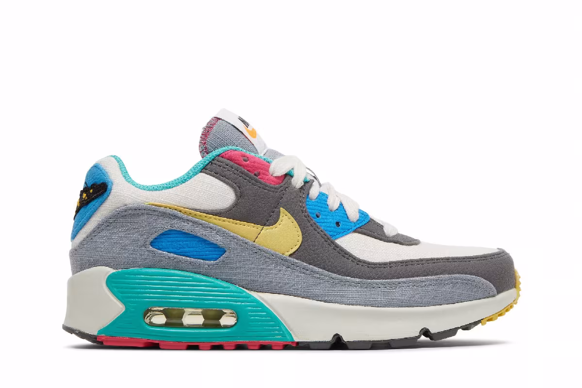 Nike Air Max 90 GS Air Sprung - Iron Grey, view 2