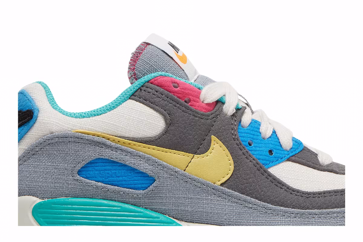 Nike Air Max 90 GS Air Sprung - Iron Grey, view 3