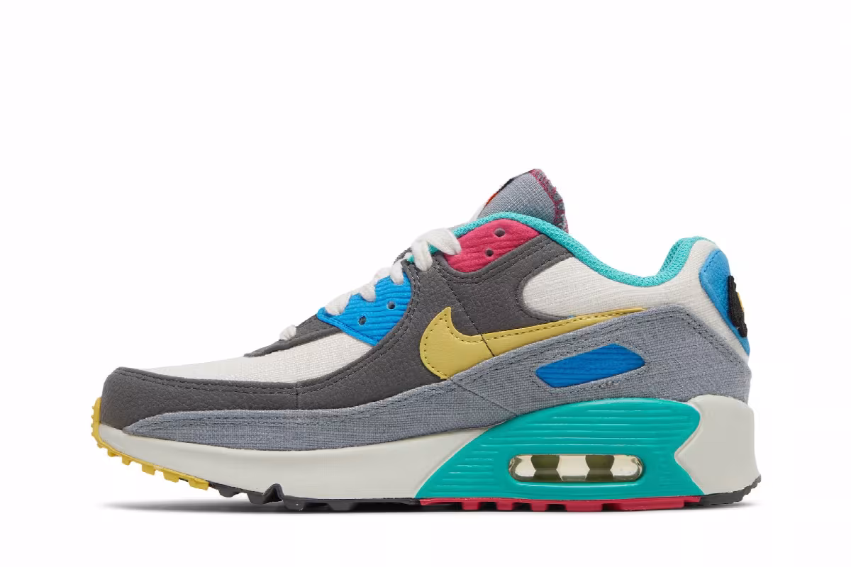 Nike Air Max 90 GS Air Sprung - Iron Grey, view 4