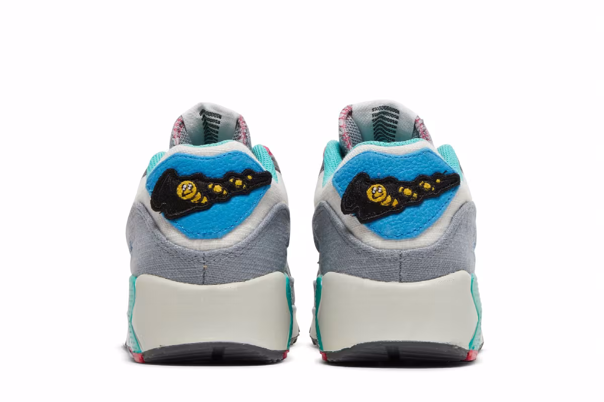 Nike Air Max 90 GS Air Sprung - Iron Grey, view 7