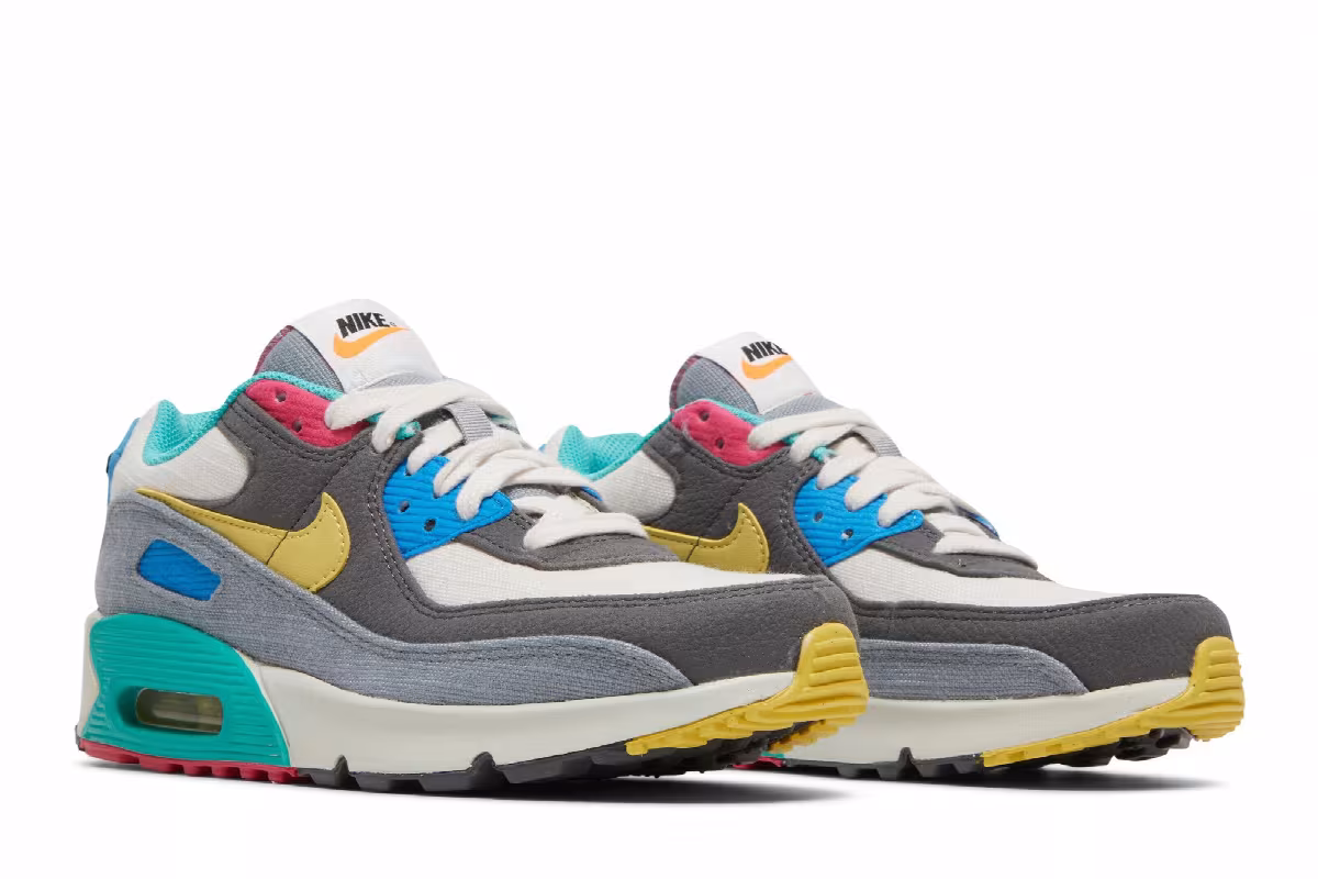 Nike Air Max 90 GS Air Sprung - Iron Grey, view 9