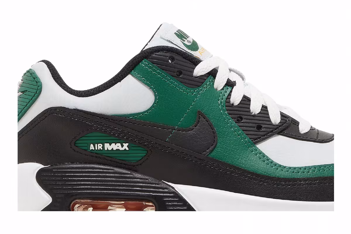 Nike Air Max 90 Leather GS Gorge Green, view 3