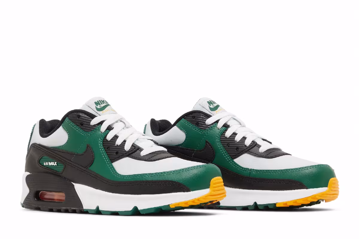 Nike Air Max 90 Leather GS Gorge Green, view 9