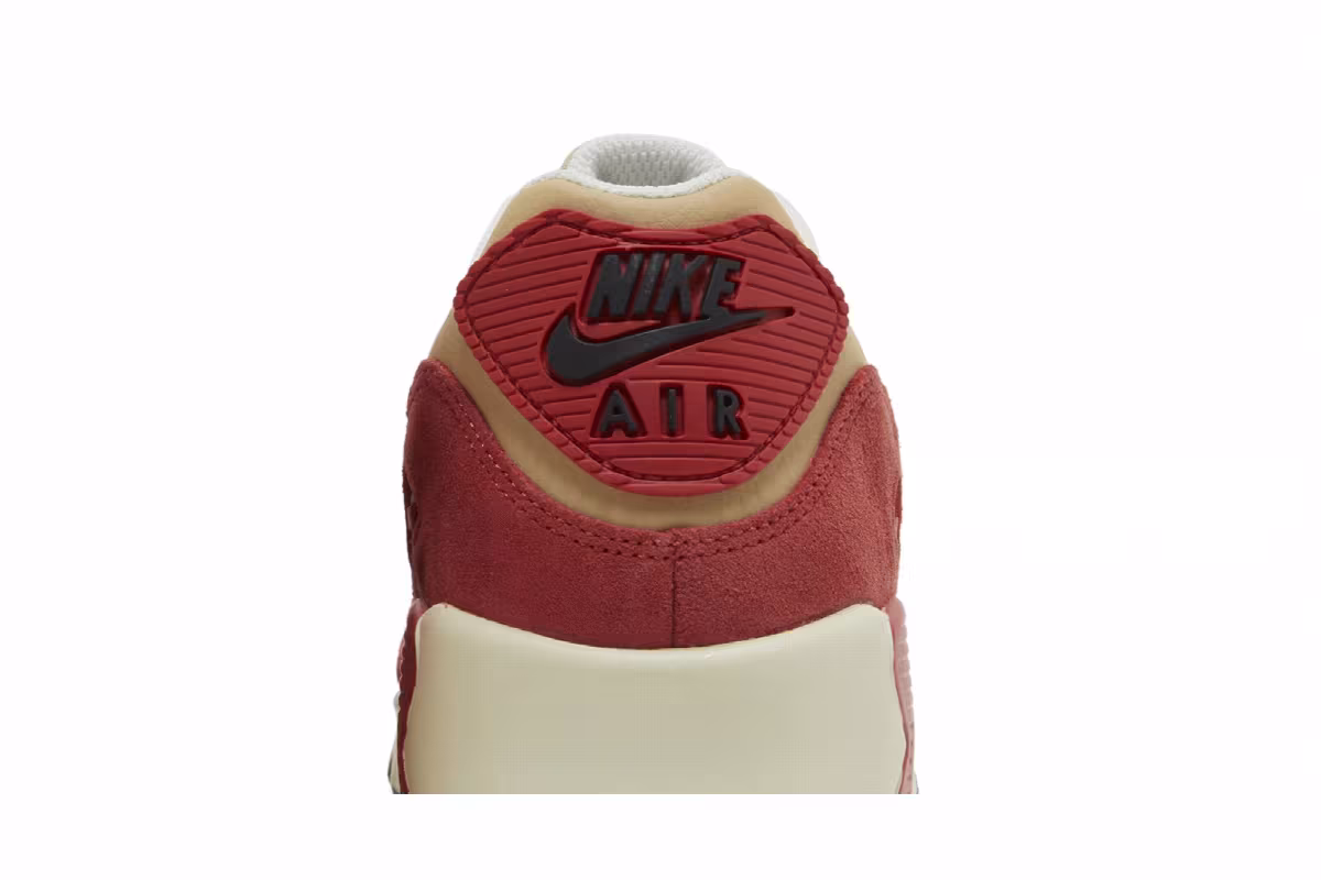 Nike Air Max 90 Leather GS Sesame Red Clay, view 8