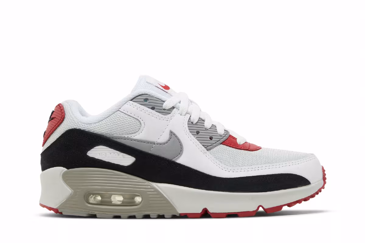 Nike Air Max 90 Leather GS Photon Dust Grey, view 2