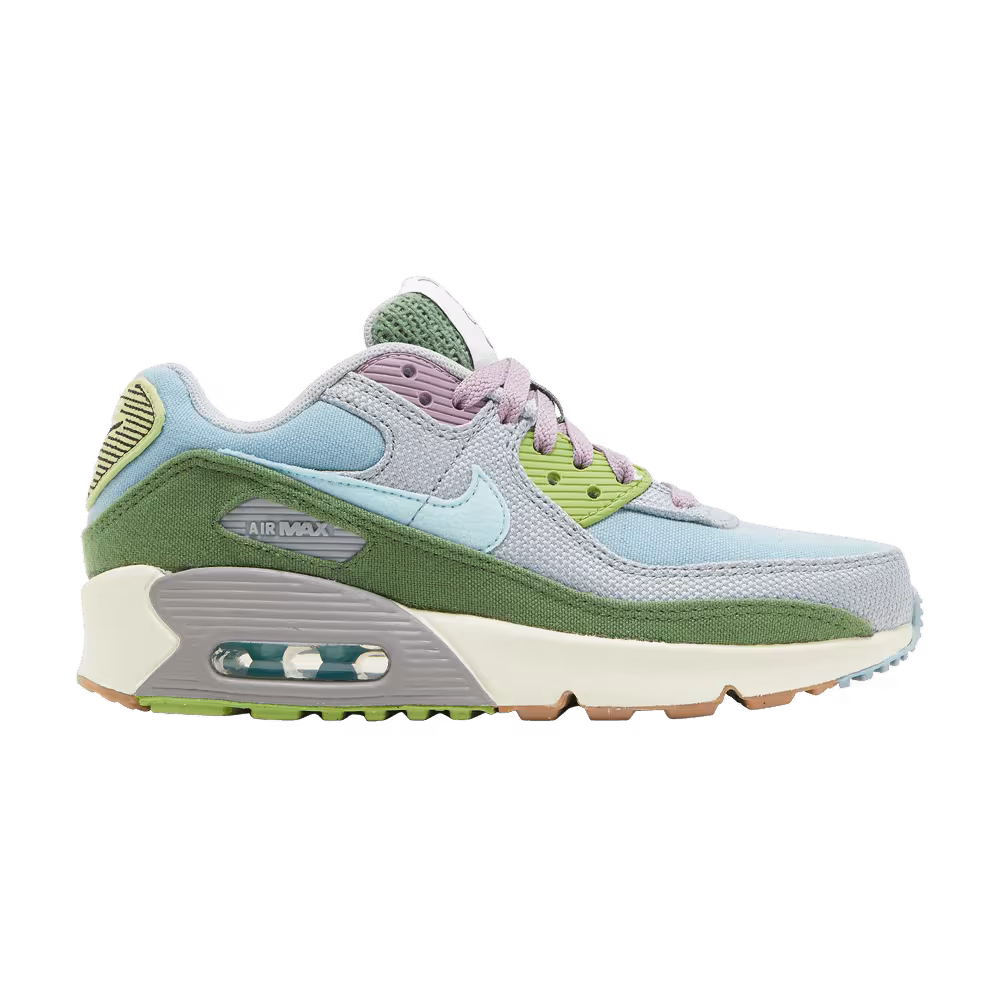 Nike Air Max 90 SE GS Sun Club - Worn Blue Treeline