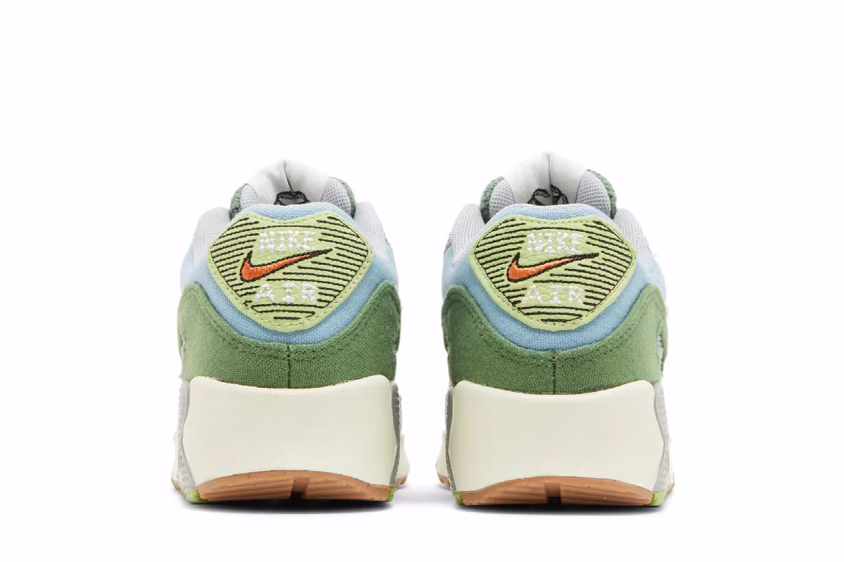Nike Air Max 90 SE GS Sun Club - Worn Blue Treeline, view 7