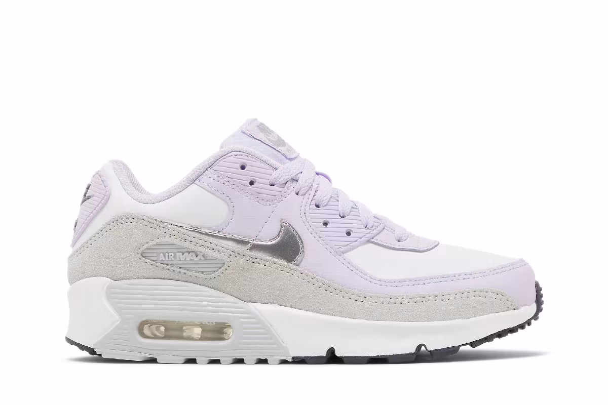 Nike Air Max 90 Leather GS Violet Frost, view 2