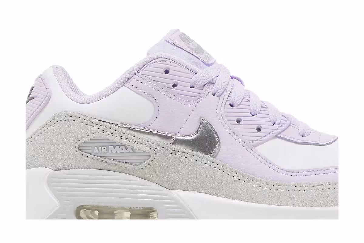 Nike Air Max 90 Leather GS Violet Frost, view 3
