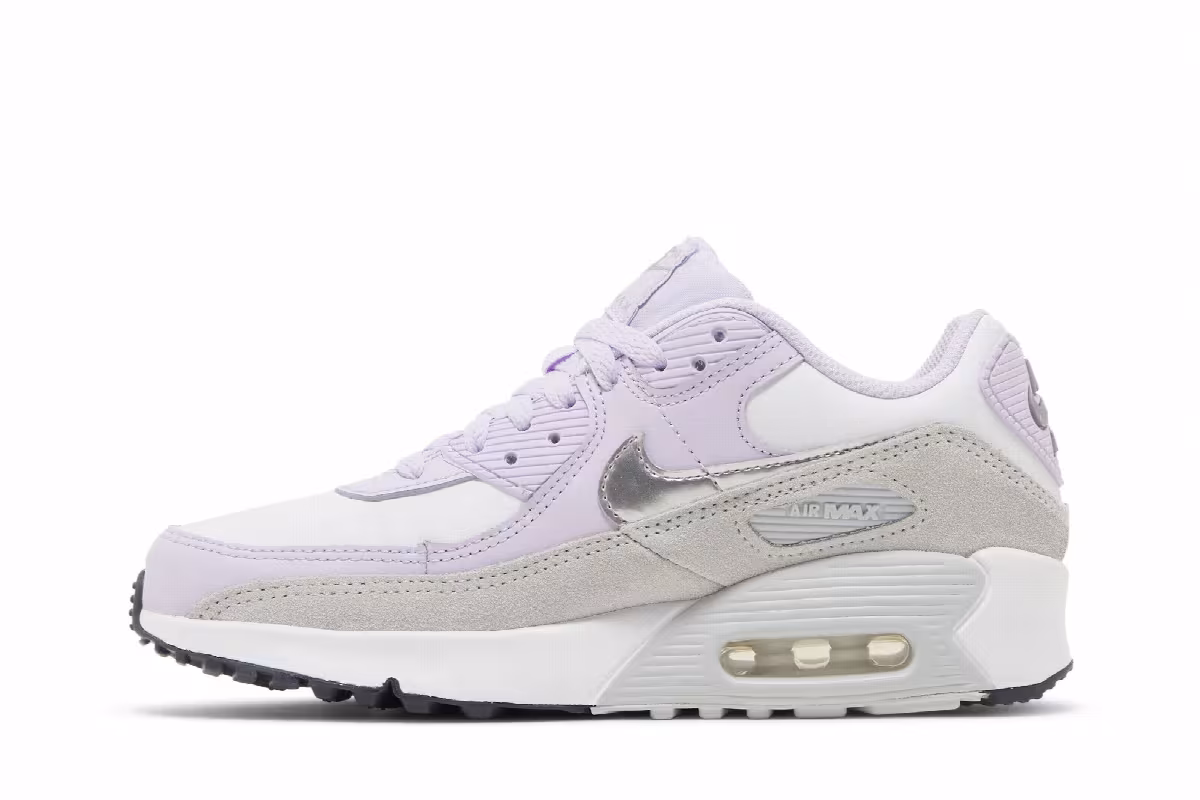 Nike Air Max 90 Leather GS Violet Frost, view 4