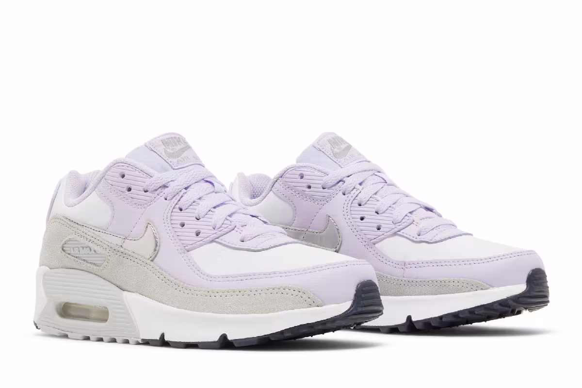 Nike Air Max 90 Leather GS Violet Frost, view 9