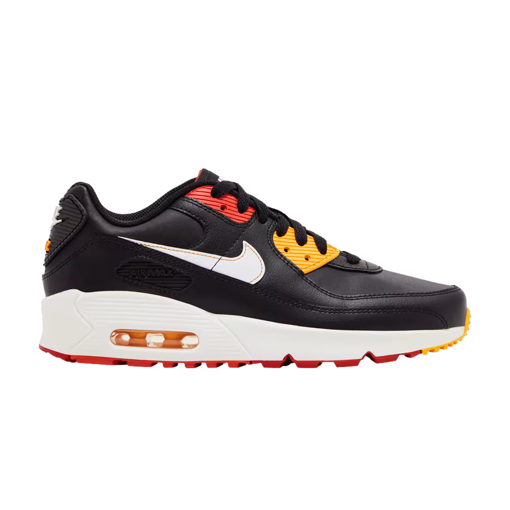 Nike Air Max 90 Leather GS Black Cosmic Clay