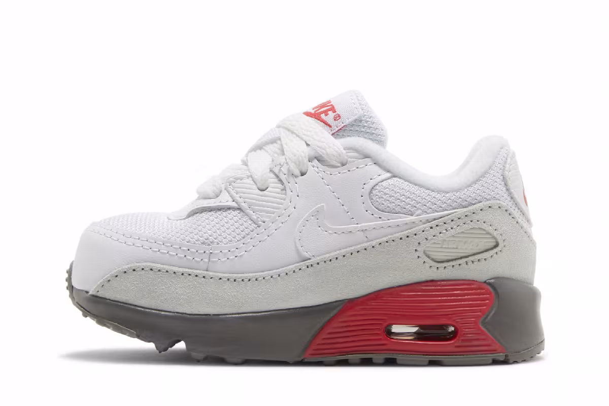 Nike Air Max 90 TD White Flat Pewter, view 4