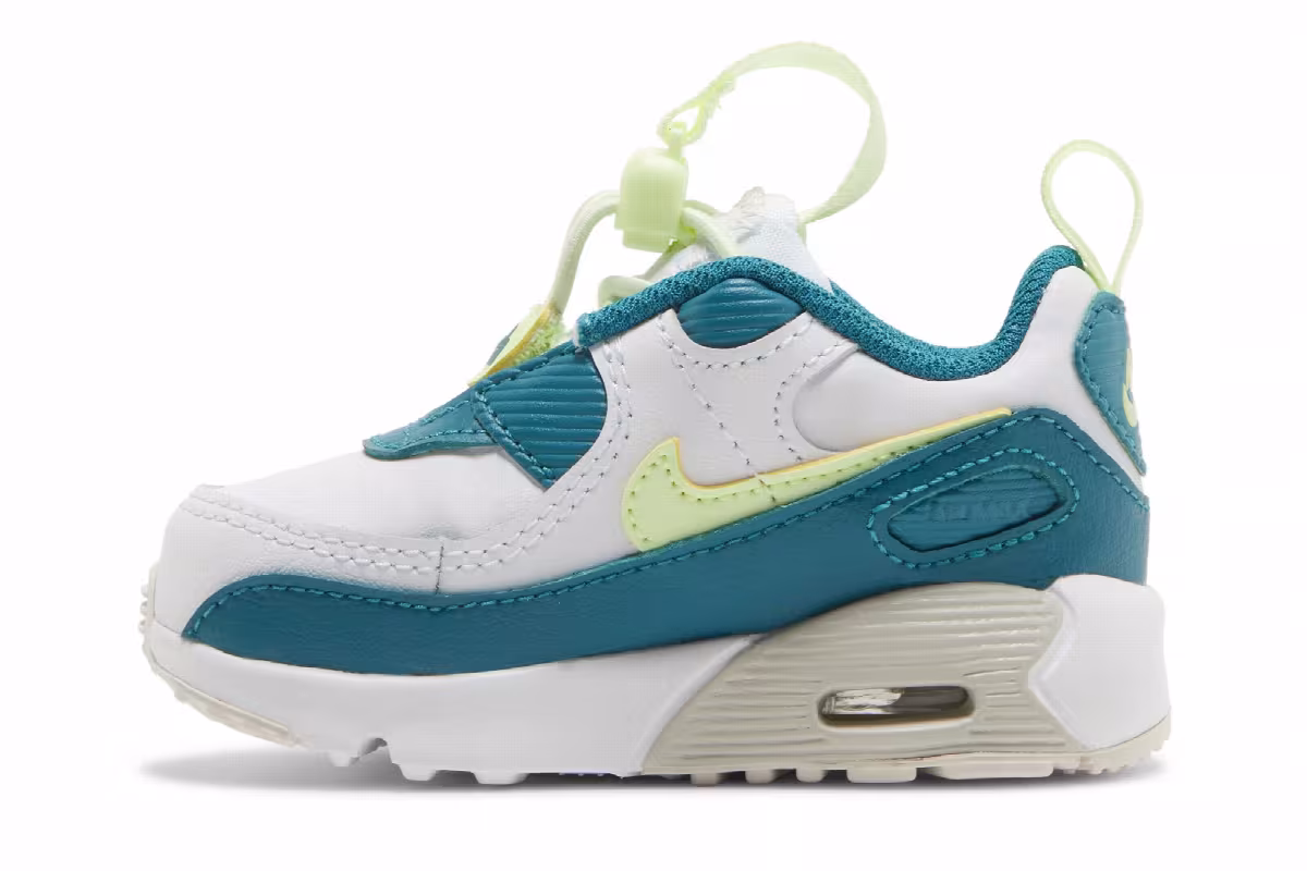 Nike Air Max 90 Toggle TD White Bright Spruce, view 4