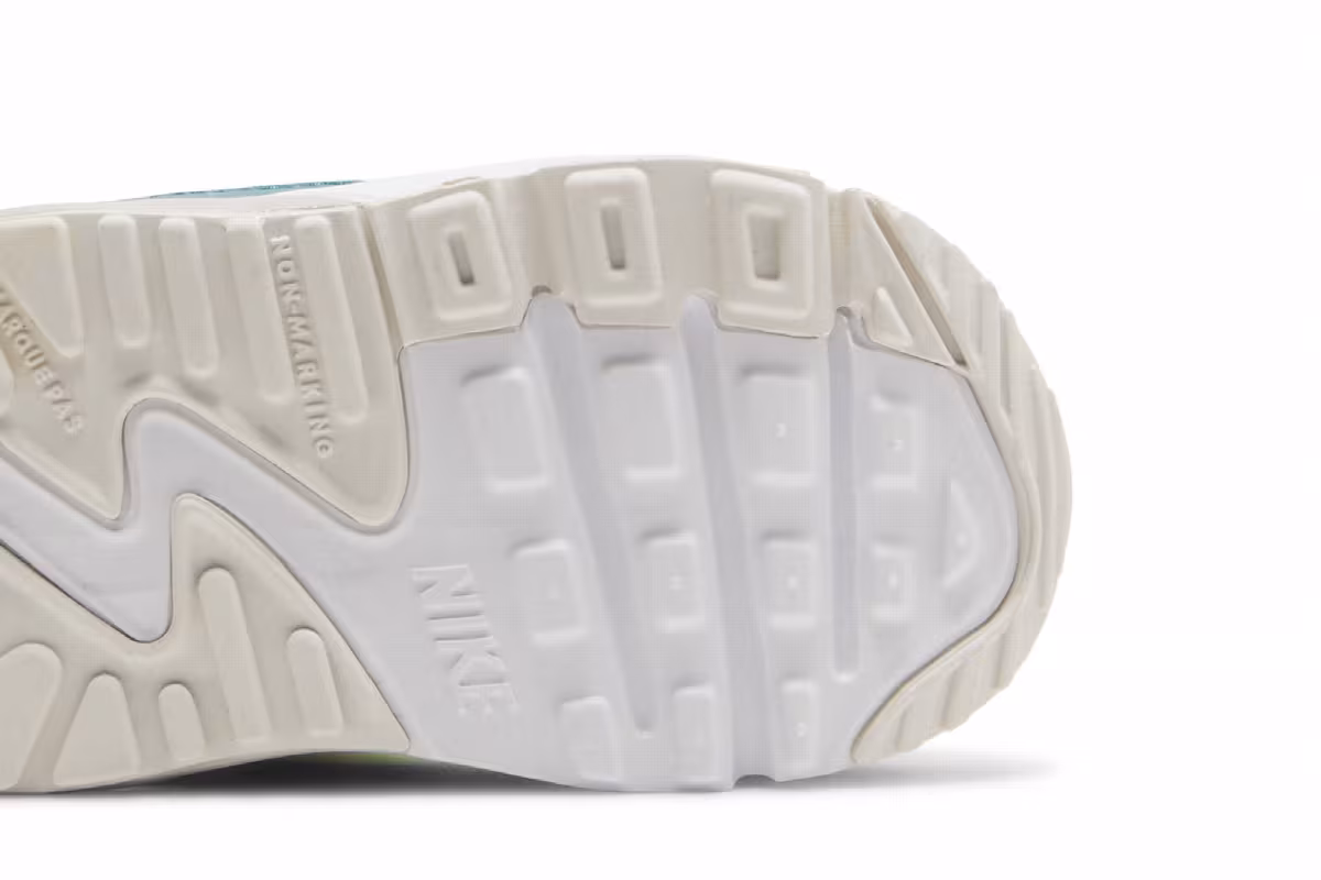 Nike Air Max 90 Toggle TD White Bright Spruce, view 6