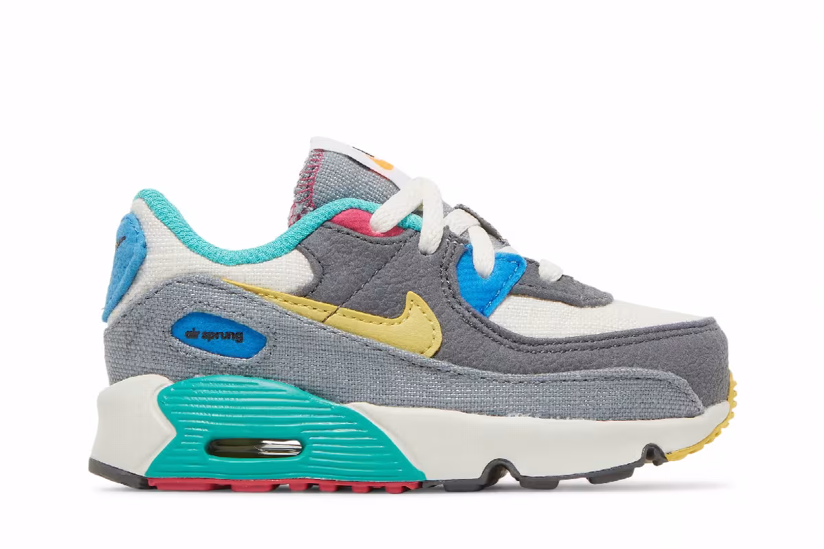 Nike Air Max 90 Leather TD Air Sprung - Iron Grey, view 2