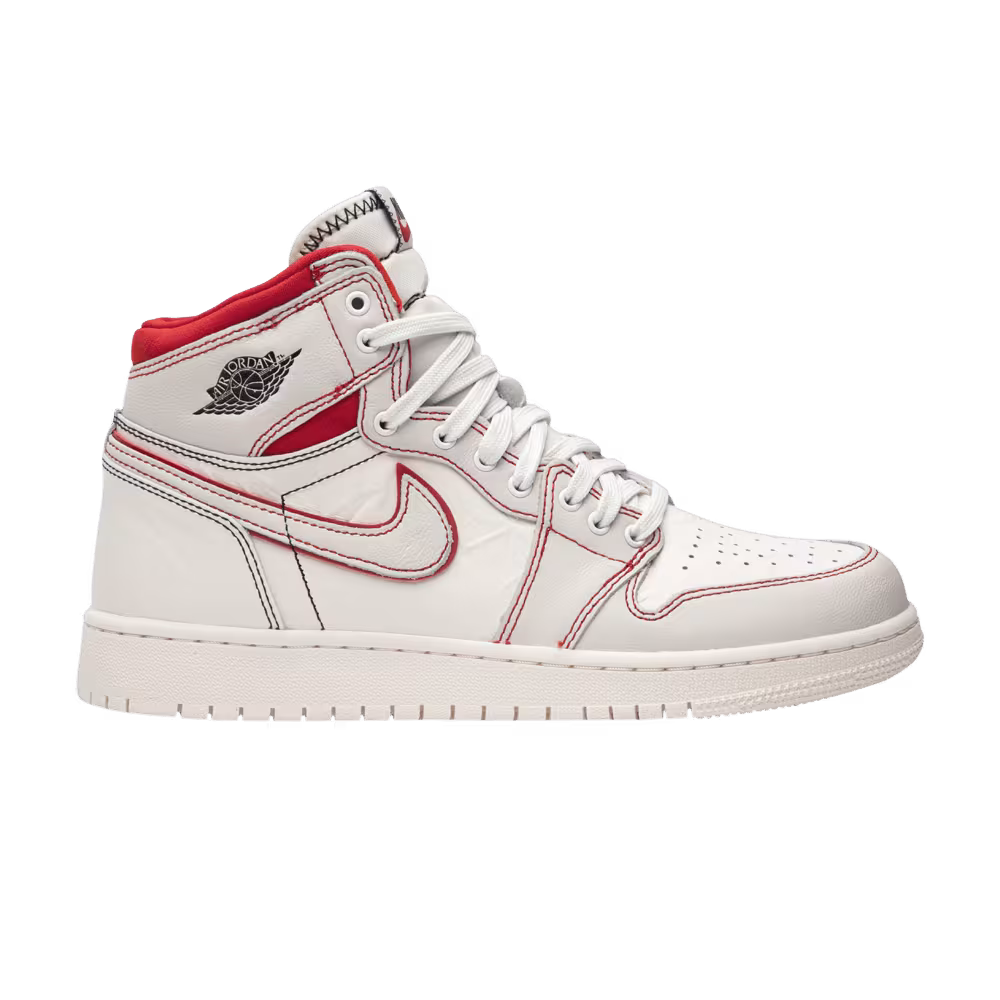 Air Jordan 1 High OG GS Phantom Gym Red