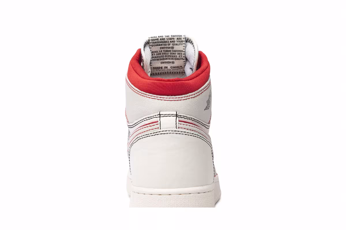 Air Jordan 1 High OG GS Phantom Gym Red, view 8