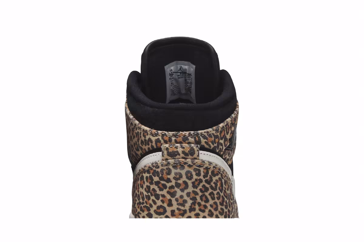 Air Jordan 1 Mid SE GS Leopard, view 8
