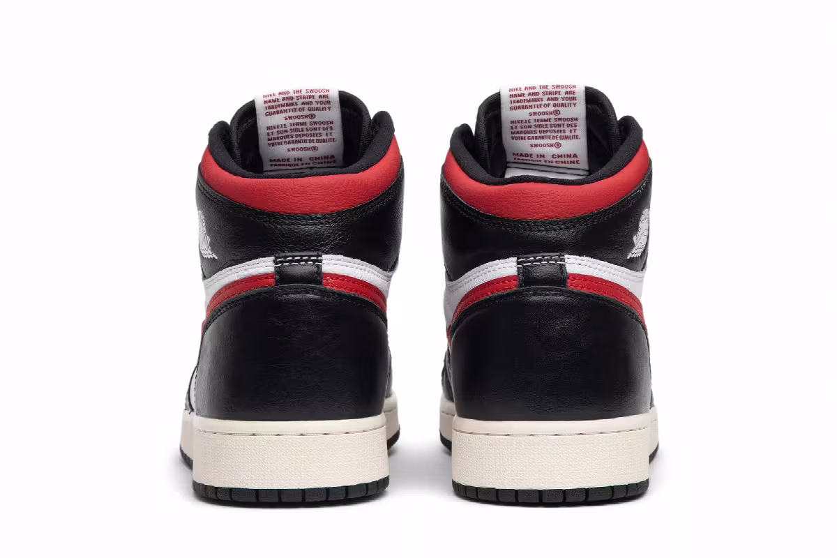 Air Jordan 1 High OG GS Gym Red, view 7