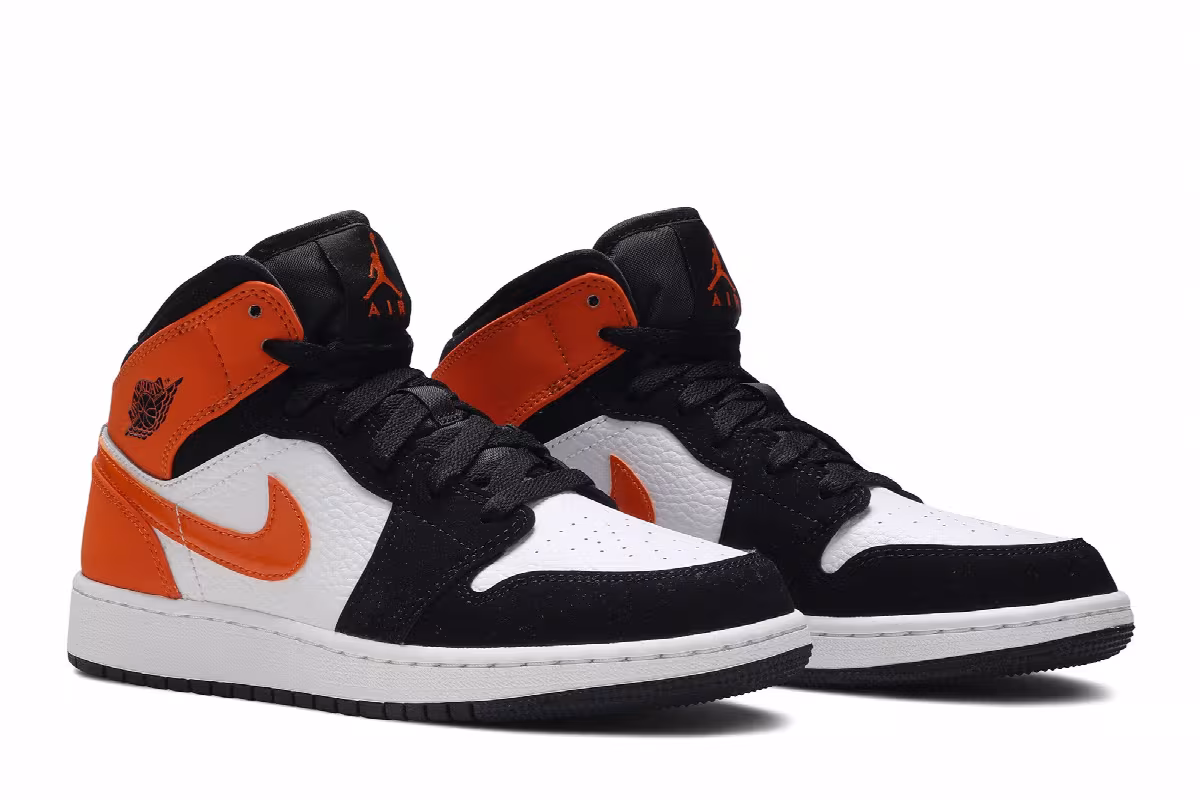 Air Jordan 1 Mid GS Shattered Backboard, view 9