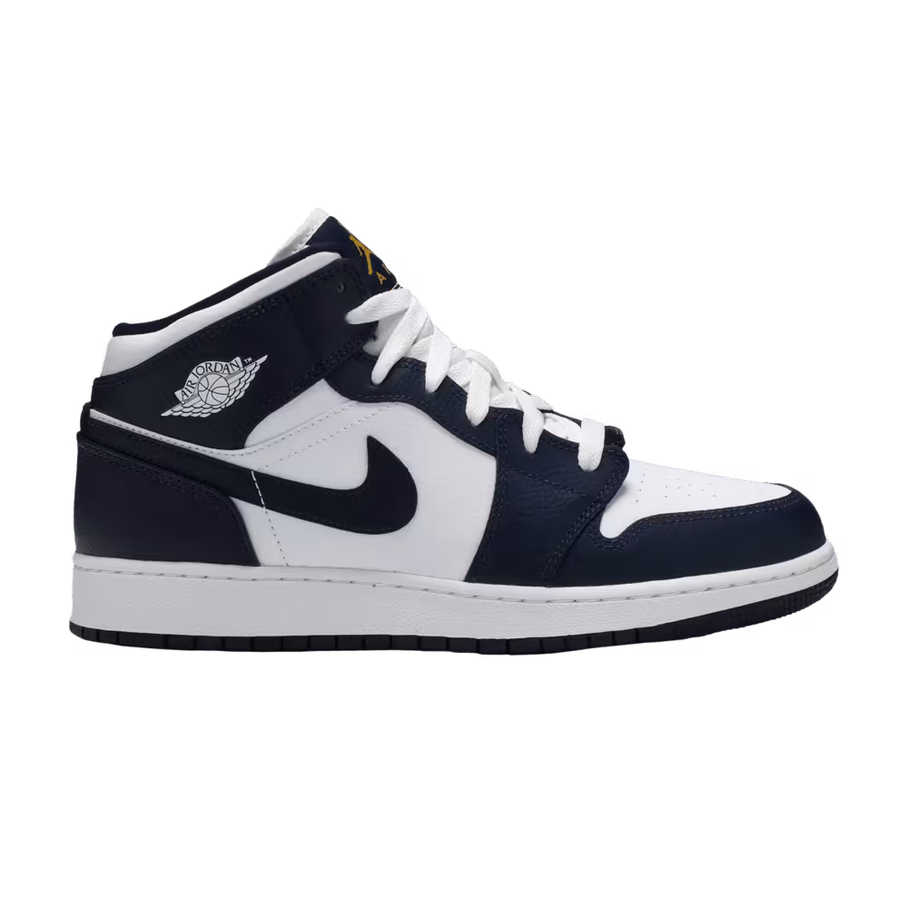 Air Jordan 1 Mid GS Obsidian