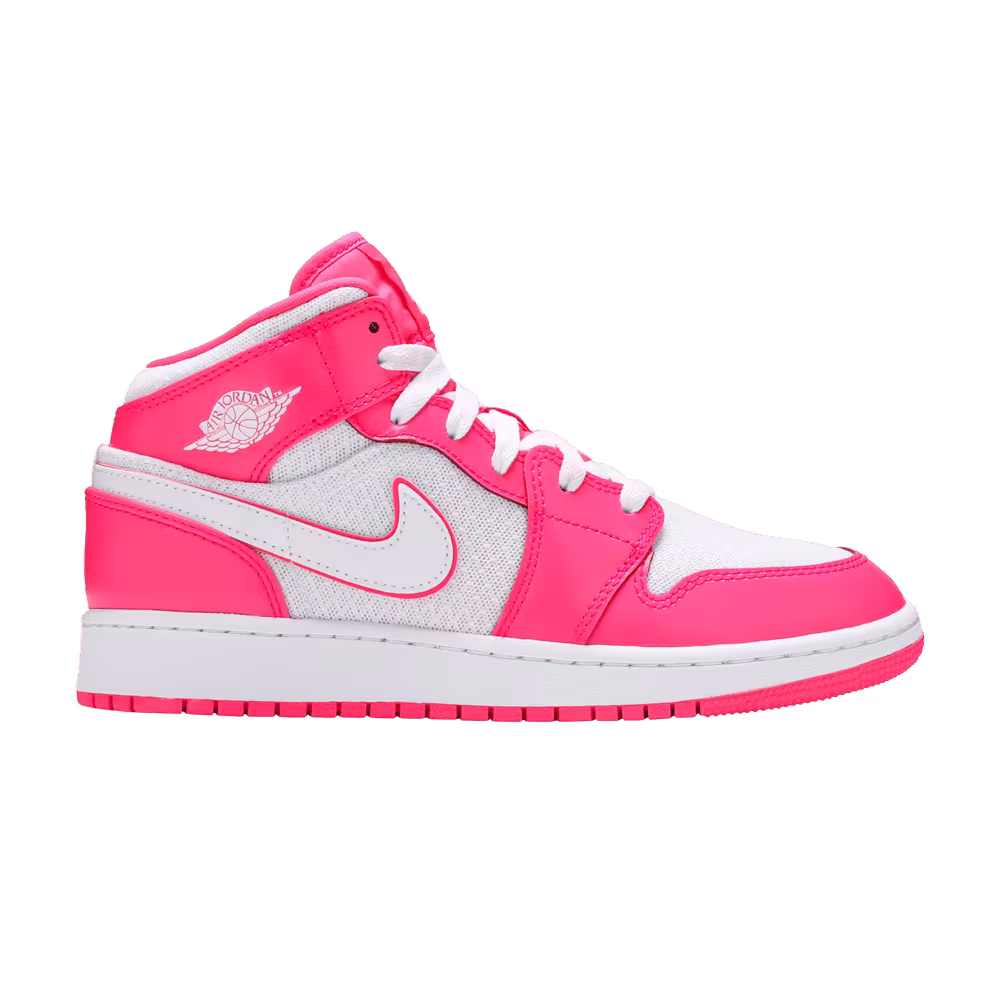 Air Jordan 1 Mid GS Hyper Pink