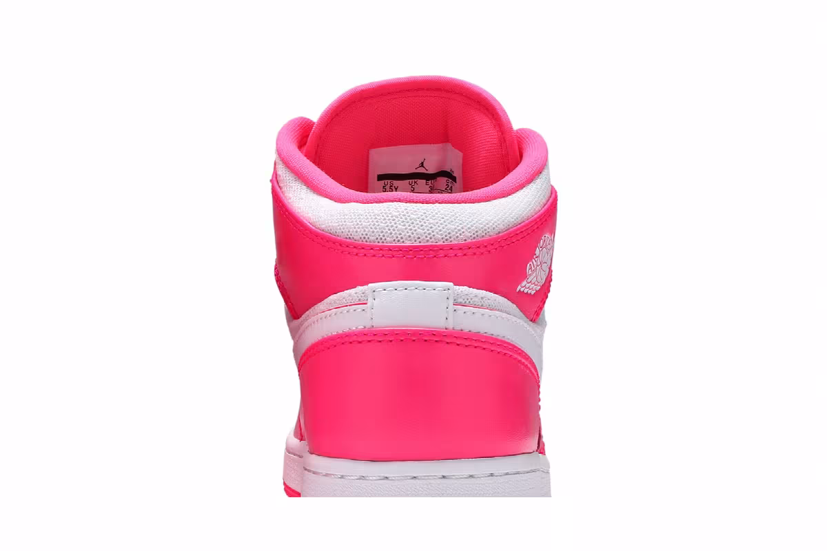 Air Jordan 1 Mid GS Hyper Pink, view 8