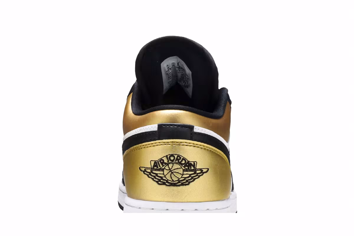 Air Jordan 1 Low GS Gold Toe, view 8
