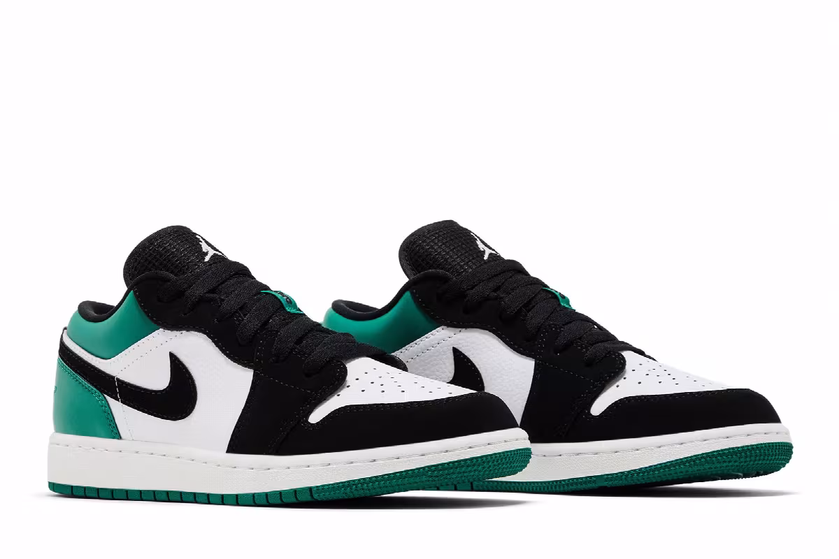 Air Jordan 1 Low GS Mystic Green, view 9