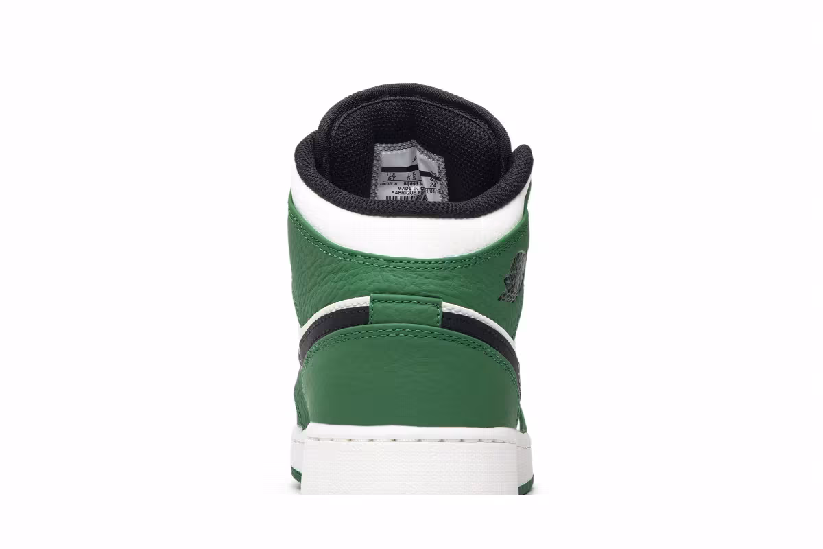 Air Jordan 1 Mid SE GS Pine Green, view 8