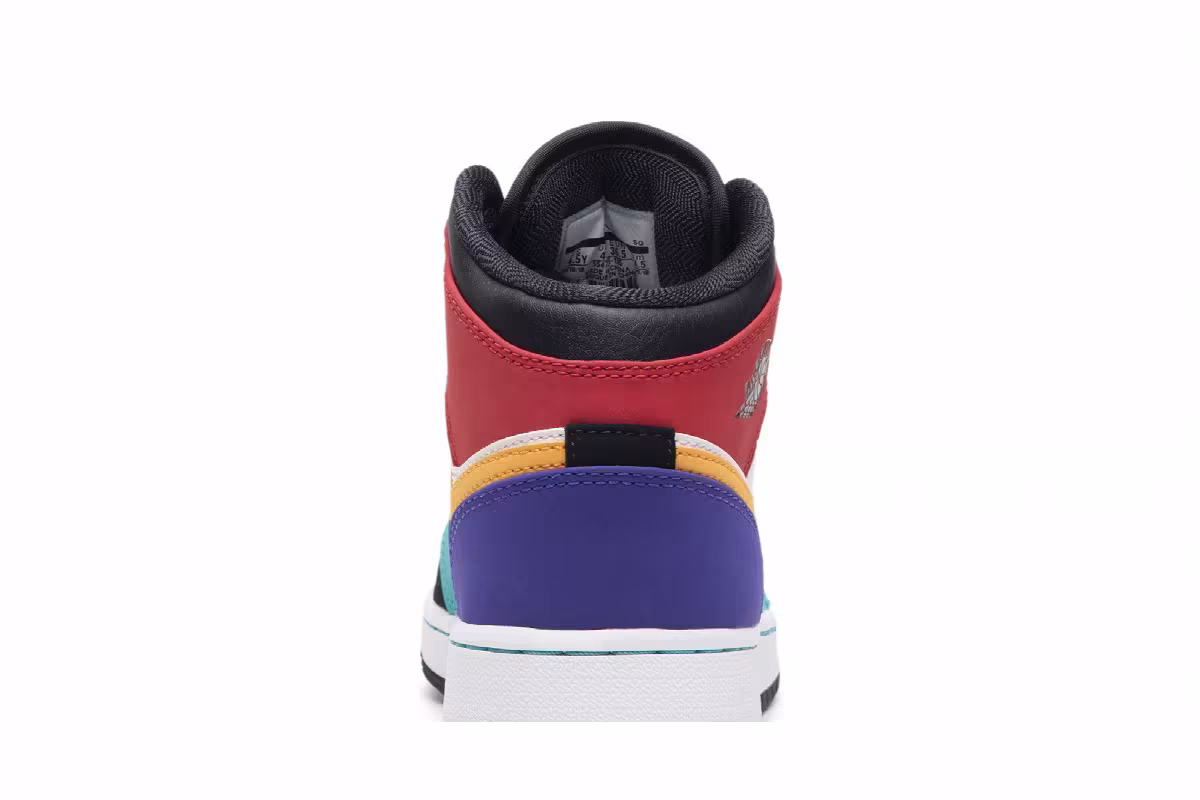 Air Jordan 1 Mid GS Multi-Color, view 8