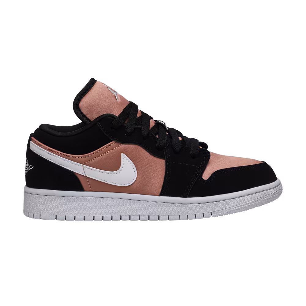Air Jordan 1 Low GS White Rose Gold
