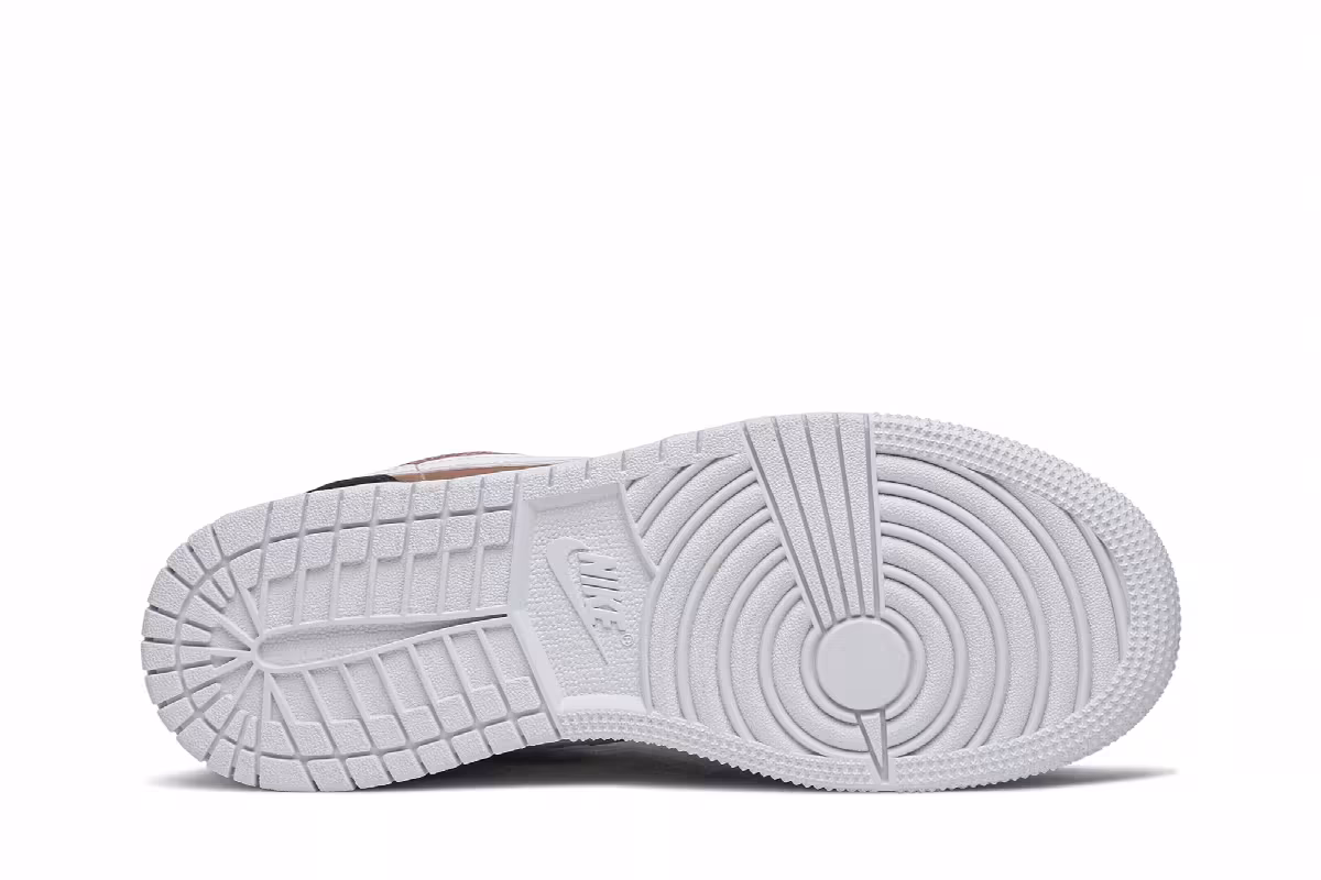 Air Jordan 1 Low GS White Rose Gold, view 5