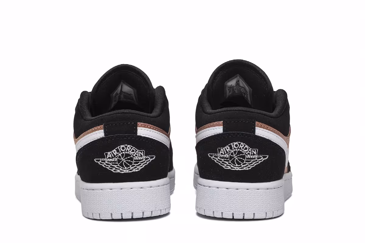 Air Jordan 1 Low GS White Rose Gold, view 7