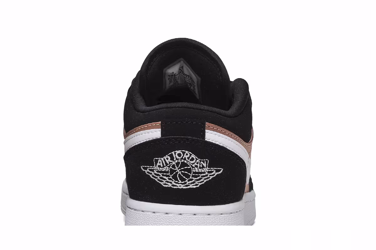 Air Jordan 1 Low GS White Rose Gold, view 8