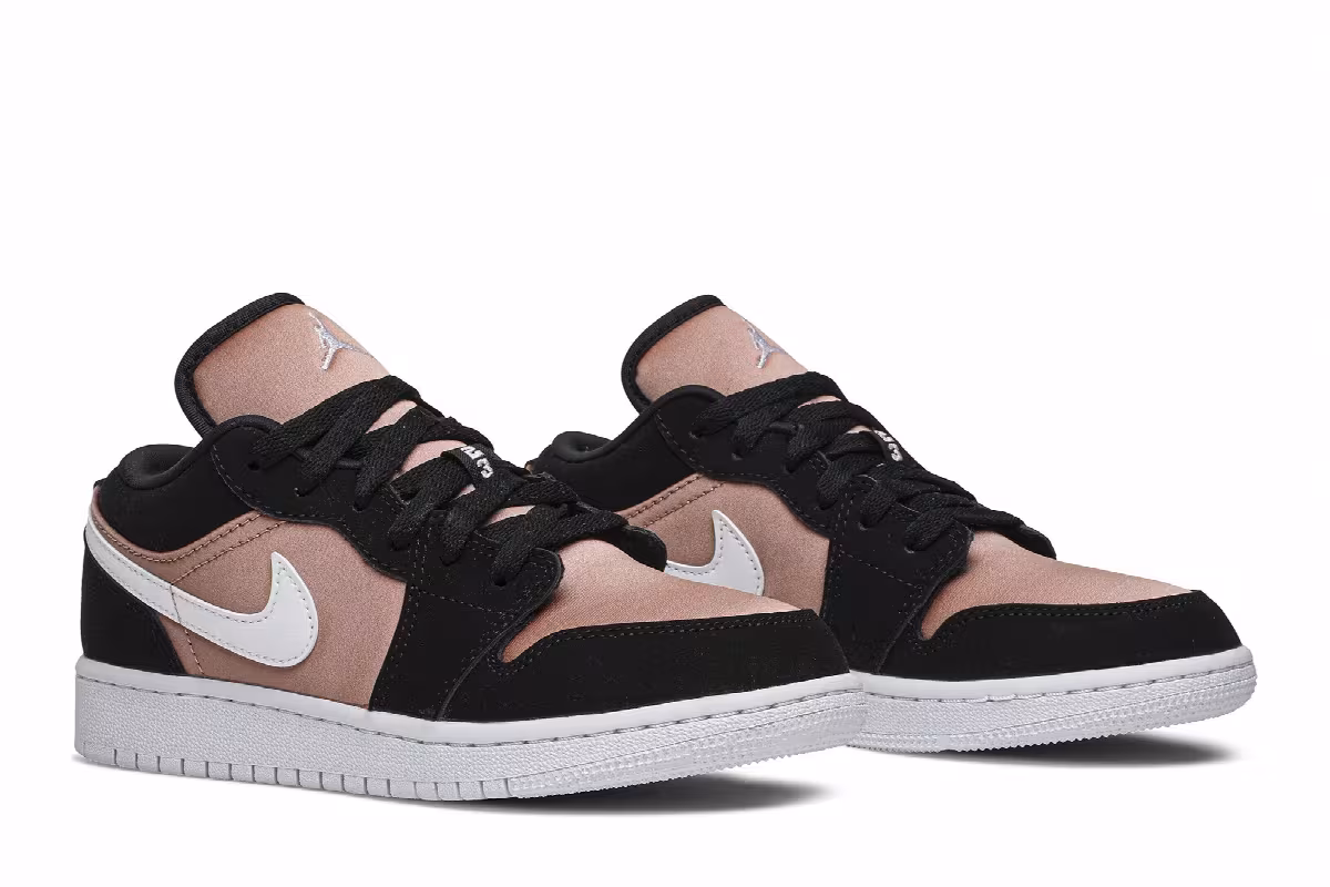 Air Jordan 1 Low GS White Rose Gold, view 9