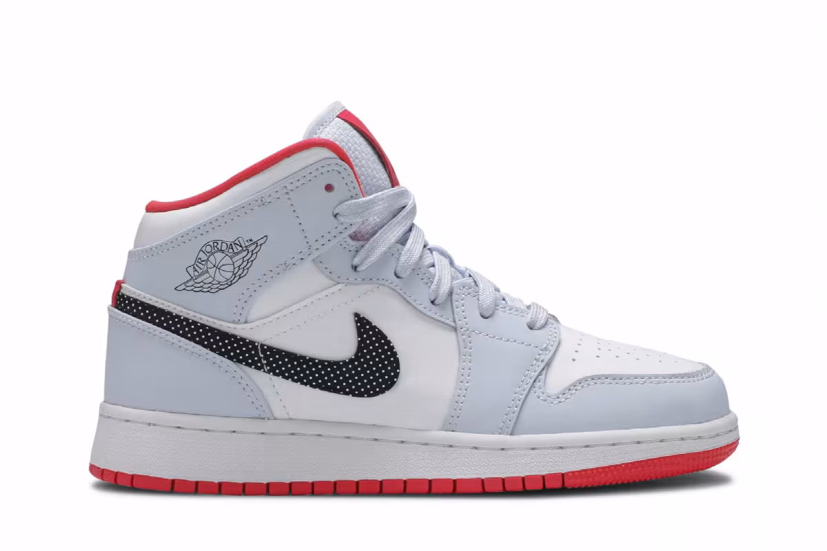 Air Jordan 1 Mid GS Half Blue, view 2