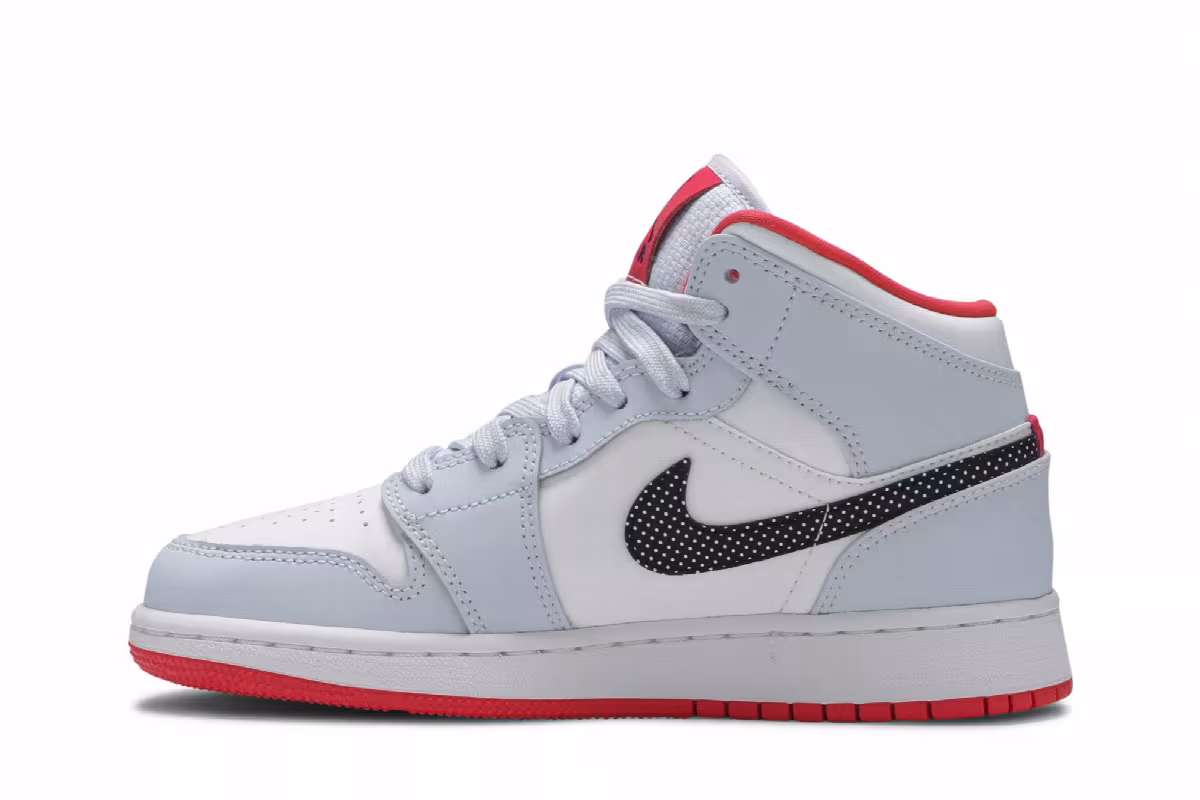 Air Jordan 1 Mid GS Half Blue, view 4